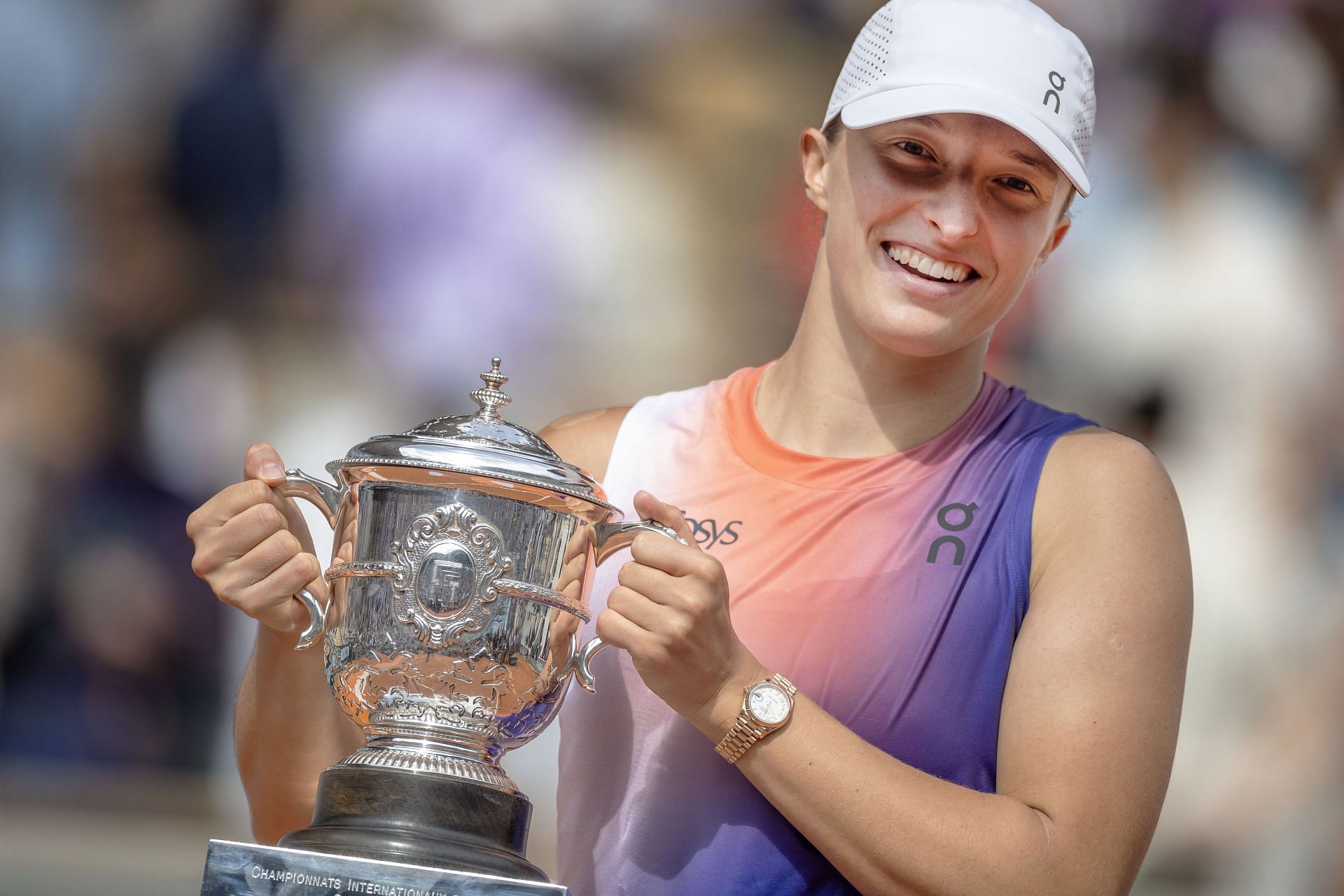 Iga Swiatek at Roland-Garros 2024. - Source: Getty